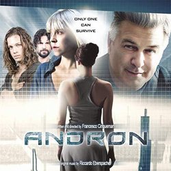 Andron The Black Labyrinth サウンドトラック (Riccardo Eberspacher) - CDカバー