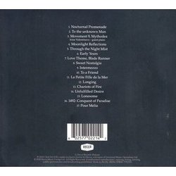 Vangelis: Nocturne - The Piano Album Soundtrack (Vangelis ) - CD Back cover