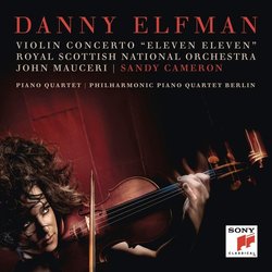 Violin Concerto-Eleven Eleven and Piano Quartet Soundtrack (Danny Elfman) - Cartula