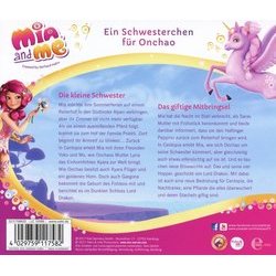 Mia and Me Folge 27: Ein Schwesterchen fr Onchao Soundtrack (Various Artists) - CD Back cover