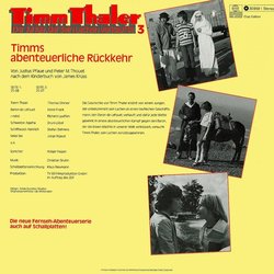 Timms Abenteuerliche Rckkehr Ścieżka dźwiękowa (James Krss, Peter M. Thouet, Justus Pfaue) - Tylna strona okladki plyty CD