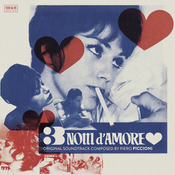 3 notti d'amore Ścieżka dźwiękowa (Giovanni Fusco, Giuseppe Fusco, Piero Piccioni, Carlo Rustichelli) - Okładka CD