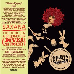 Saxana: The Girl On A Broomstick Soundtrack (Petra Černock, Angelo Michajlov) - CD cover