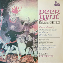 Peer Gynt, incidental music, Op.23 Ścieżka dźwiękowa (Edvard Grieg) - Okładka CD