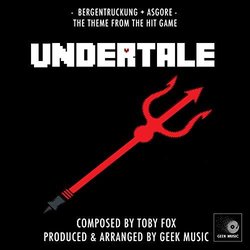 Undertale - Bergentrckung + Asgore Ścieżka dźwiękowa (Toby Fox) - Okładka CD