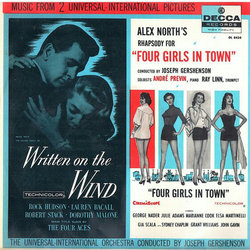 Written On The Wind / Four Girls In Town Ścieżka dźwiękowa (Irving Gertz, Alex North, Frank Skinner, Herman Stein, Victor Young) - Okładka CD