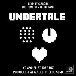 Undertale - Death By Glamour Trilha sonora (Toby Fox) - capa de CD