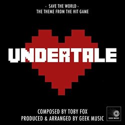 Undertale: Save The World Trilha sonora (Toby Fox) - capa de CD