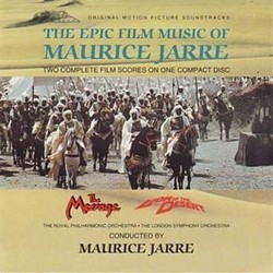 The Epic Film Music of Maurice Jarre Soundtrack (Maurice Jarre) - CD-Cover