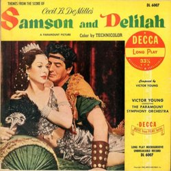 Samson And Delilah Trilha sonora (Victor Young) - capa de CD
