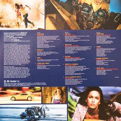 Transformers: Revenge of the Fallen サウンドトラック (Various Artists, Steve Jablonsky) - CD裏表紙