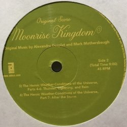 Moonrise Kingdom サウンドトラック (Alexandre Desplat, Mark Mothersbaugh) - CDインレイ