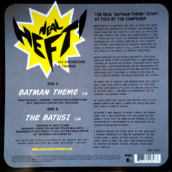 Batman Theme サウンドトラック (Neal Hefti) - CD裏表紙
