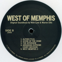 West of Memphis Soundtrack (Nick Cave, Warren Ellis) - cd-inlay