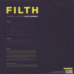 Filth Soundtrack (Clint Mansell) - CD Back cover