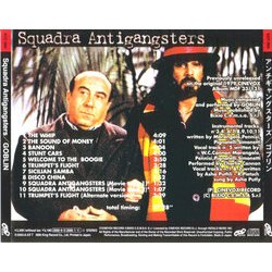 Squadra antigangsters Trilha sonora ( Goblin) - CD capa traseira