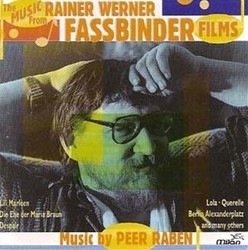 The Music from Rainer Werner Fassbinder Films Soundtrack (Peer Raben) - CD cover