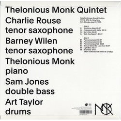 Les Liaisons dangereuses 1960 Soundtrack (James Campbell, Duke Jordan, Thelonious Monk) - CD Back cover