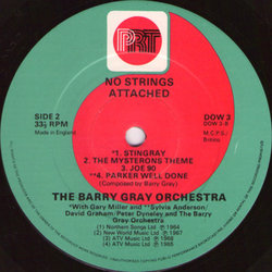No Strings Attached Ścieżka dźwiękowa (Various Artists, Barry Gray) - wkład CD