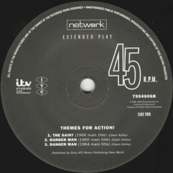 Themes For Action! サウンドトラック (Edwin Astley, Ron Grainer) - CDインレイ