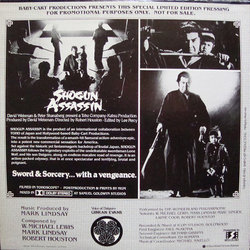 Shogun Assassin サウンドトラック (W. Michael Lewis, Mark Lindsay, Kunihiko Murai, Hideaki Sakurai) - CD裏表紙