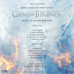 Game Of Thrones: Ice And Fire 声带 (Ramin Djawadi) - CD后盖