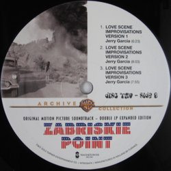 Zabriskie Point サウンドトラック (Various Artists, Jerry Garcia,  Pink Floyd) - CDインレイ