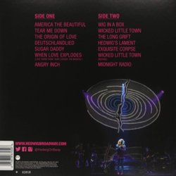 Hedwig and the Angry Inch Soundtrack (Various Artists, Stephen Trask) - CD Back cover