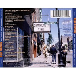 High Fidelity Ścieżka dźwiękowa (Various Artists, Howard Shore) - Tylna strona okladki plyty CD