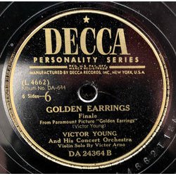 Golden Earrings Soundtrack (Victor Young) - cd-inlay