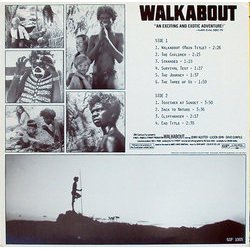 Walkabout Ścieżka dźwiękowa (John Barry) - Tylna strona okladki plyty CD