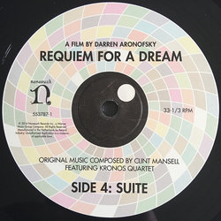 Requiem For A Dream サウンドトラック (Various Artists, Clint Mansell) - CDインレイ