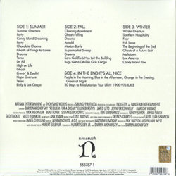 Requiem For A Dream サウンドトラック (Various Artists, Clint Mansell) - CD裏表紙