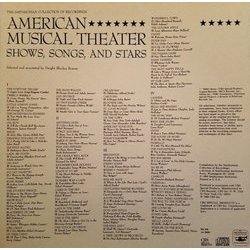 American Musical Theater Shows, Songs And Stars Ścieżka dźwiękowa (Various Artists) - Tylna strona okladki plyty CD