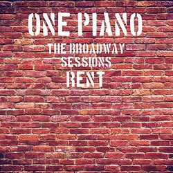 The Broadway Sessions Rent Soundtrack (One Piano) - CD cover