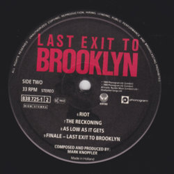 Last Exit to Brooklyn Ścieżka dźwiękowa (Various Artists, Mark Knopfler) - wkład CD