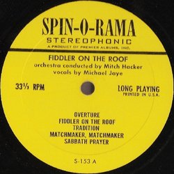 Fiddler On The Roof Ścieżka dźwiękowa (Various Artists, Jerry Bock) - wkład CD