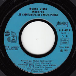Les Aventuriers de l'Arche Perdue サウンドトラック (Various Artists, John Williams) - CDインレイ