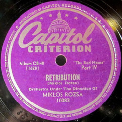 The Red House Soundtrack (Miklós Rózsa) - cd-inlay