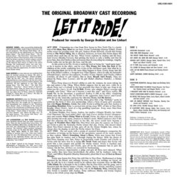Let It Ride! Soundtrack (Various Artists) - CD Back cover