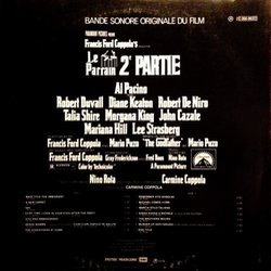  Le Parrain: 2me Partie サウンドトラック (Carmine Coppola, Nino Rota) - CD裏表紙