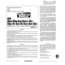 The Dirty Dozen サウンドトラック (Frank De Vol) - CD裏表紙