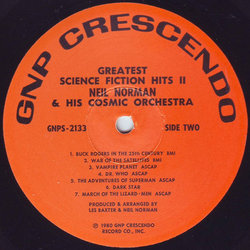 Greatest Science Fiction Hits II サウンドトラック (Various Artists) - CDインレイ