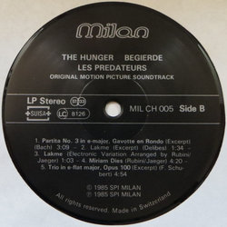 Les Prdateurs Bande Originale (Various Artists, Denny Jaeger, Michel Rubini) - cd-inlay