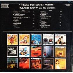 Themes For Secret Agents Trilha sonora (Various Artists) - CD capa traseira