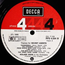 Themes For Secret Agents Trilha sonora (Various Artists) - CD-inlay
