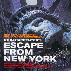 Escape from New York Trilha sonora (John Carpenter, Alan Howarth) - capa de CD