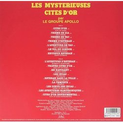 Les Mystrieuses cits d'or サウンドトラック (Apollo ) - CD裏表紙