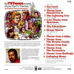 The TV Times Record Of Your Top TV Themes Soundtrack (Various Artists) - CD Back cover