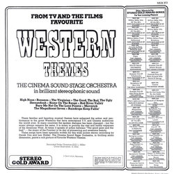 Favourite Western Themes Soundtrack (Various Artists) - CD Back cover